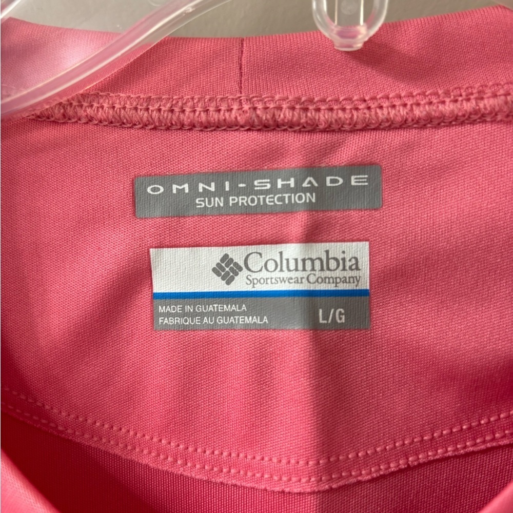 Columbia Pink Omni-Shade Shirt - Picture 2 of 4